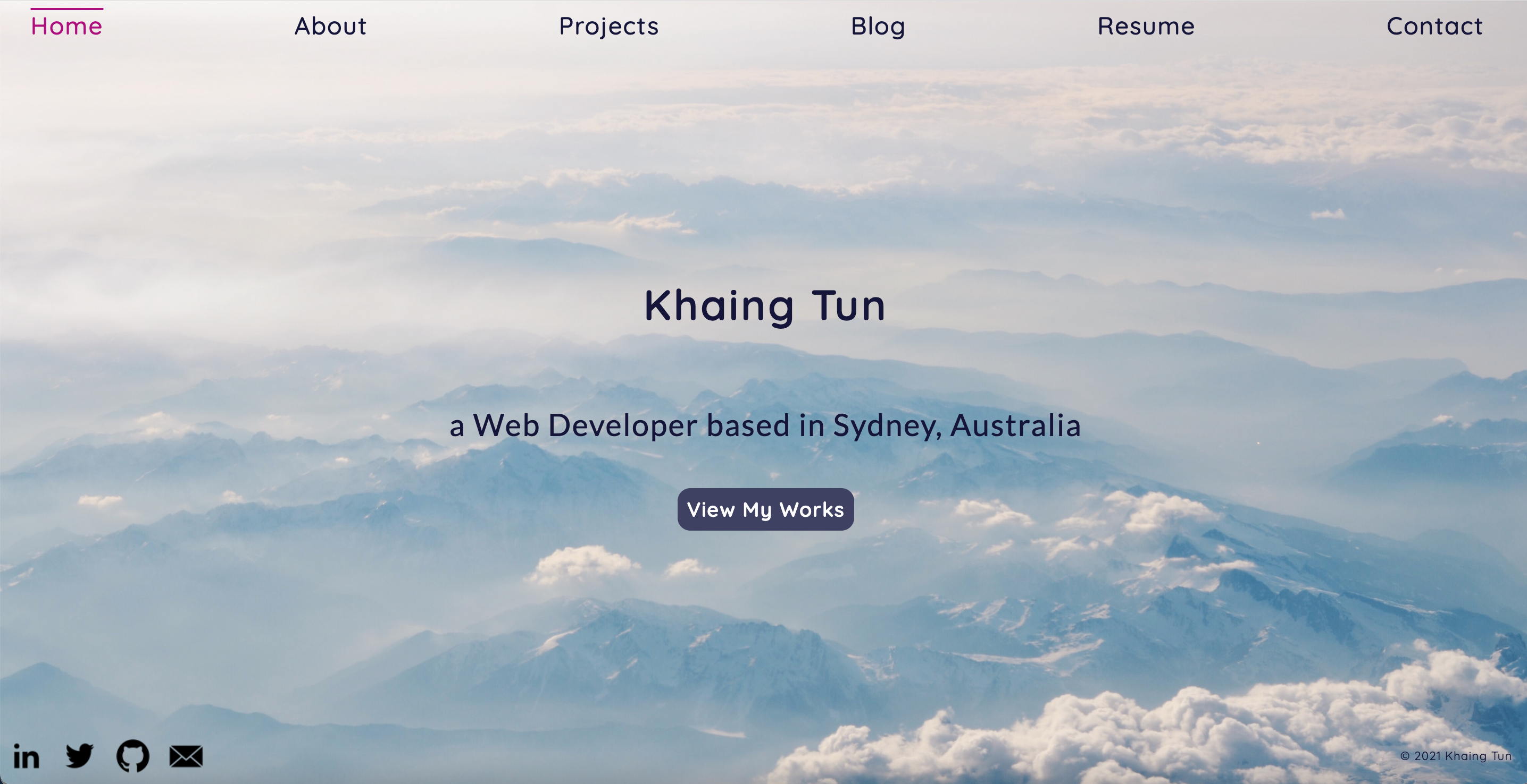 portfolio website preview